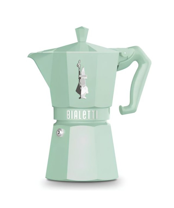 Bialetti Moka Exclusive 6 Cup - Pastel Green