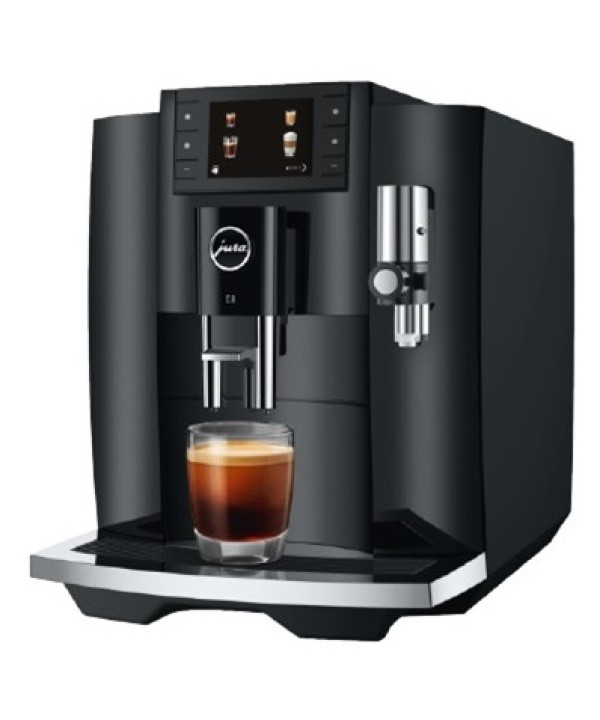 Jura E8 Piano Black Automatic Coffee Machine