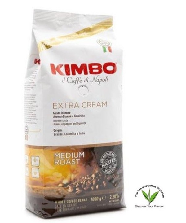 Kimbo Extra Cream Coffee Beans 1kg