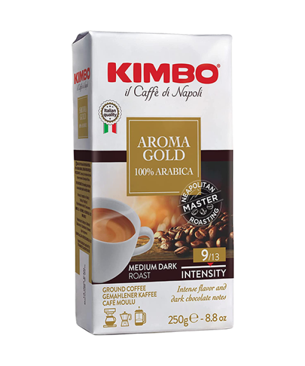 Kimbo Espresso Gold 100% Arabica Coffee Ground 250...