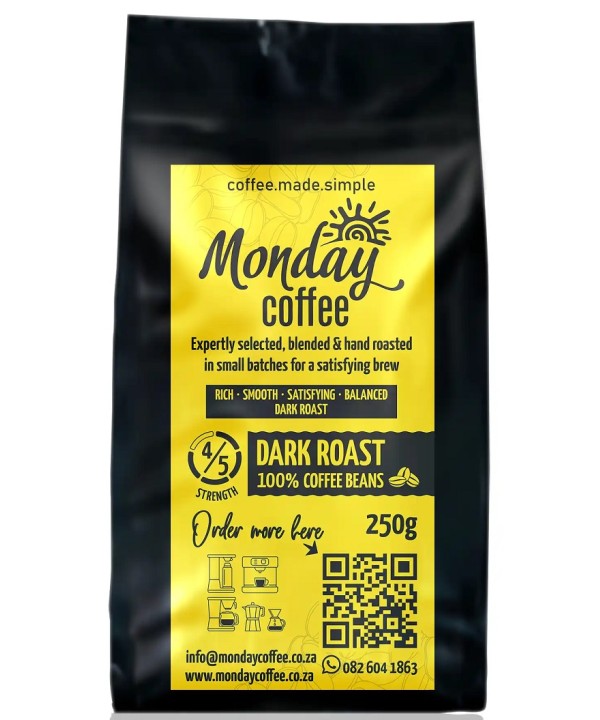 Monday Coffee Dark Roast Beans 250g