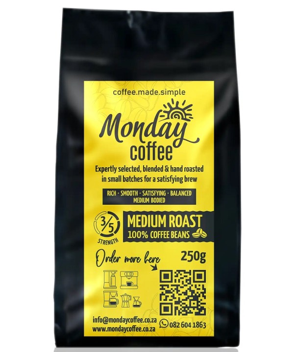 Monday Coffee Medium Roast Beans 250g