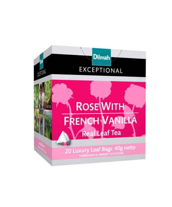 Dilmah Exceptional Rose with French Vanilla Teabags 20's