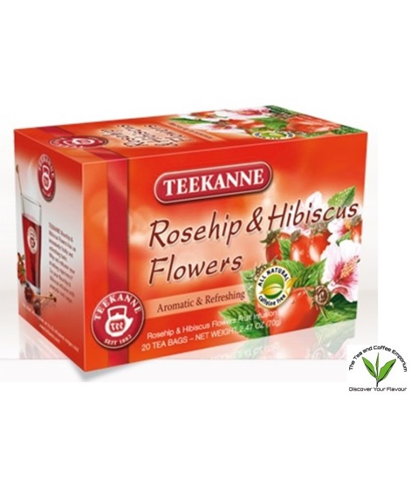 Teekanne Rosehip & Hibiscus Flowers Tea 20's