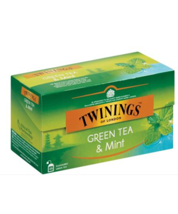 Twinings Green Tea and Mint 25's