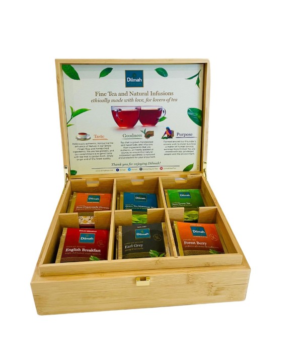 Dilmah Tea Box 6 Slot - Filled